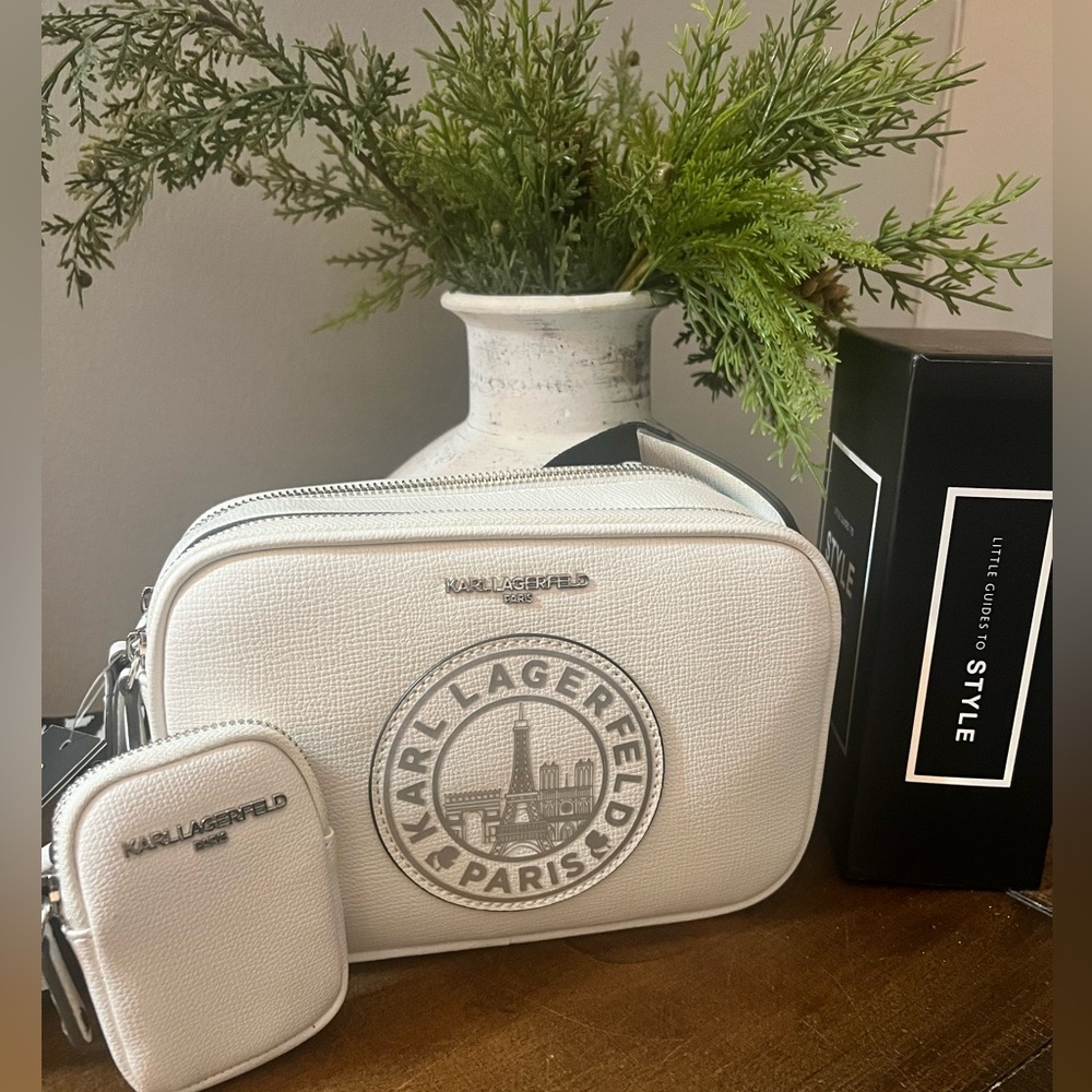 Karl Lagerfeld White Sky Crossbody (NWT)